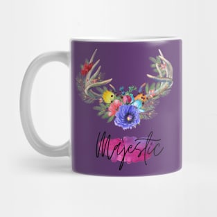 Majestic (Wildflower Antlers) Mug